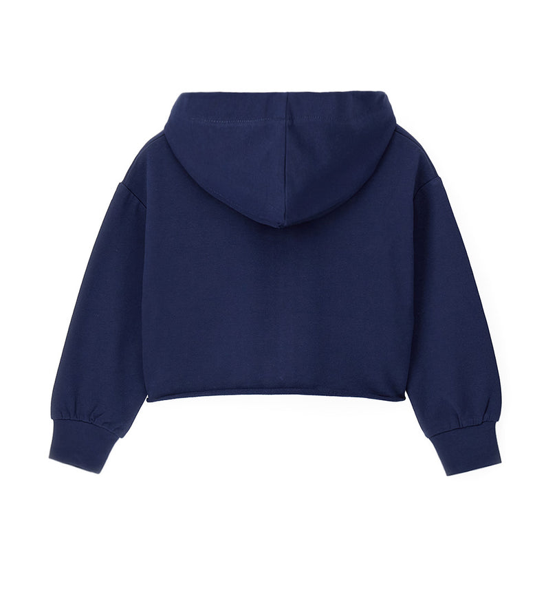 Girl - Cropped Zip-Up sweatshirt