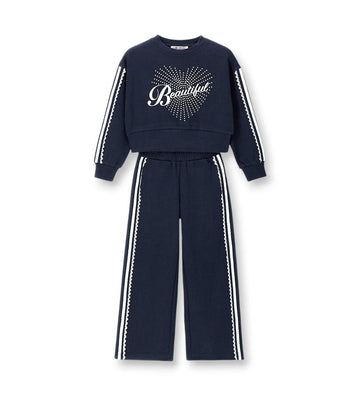 Girl - Tracksuit with stripes