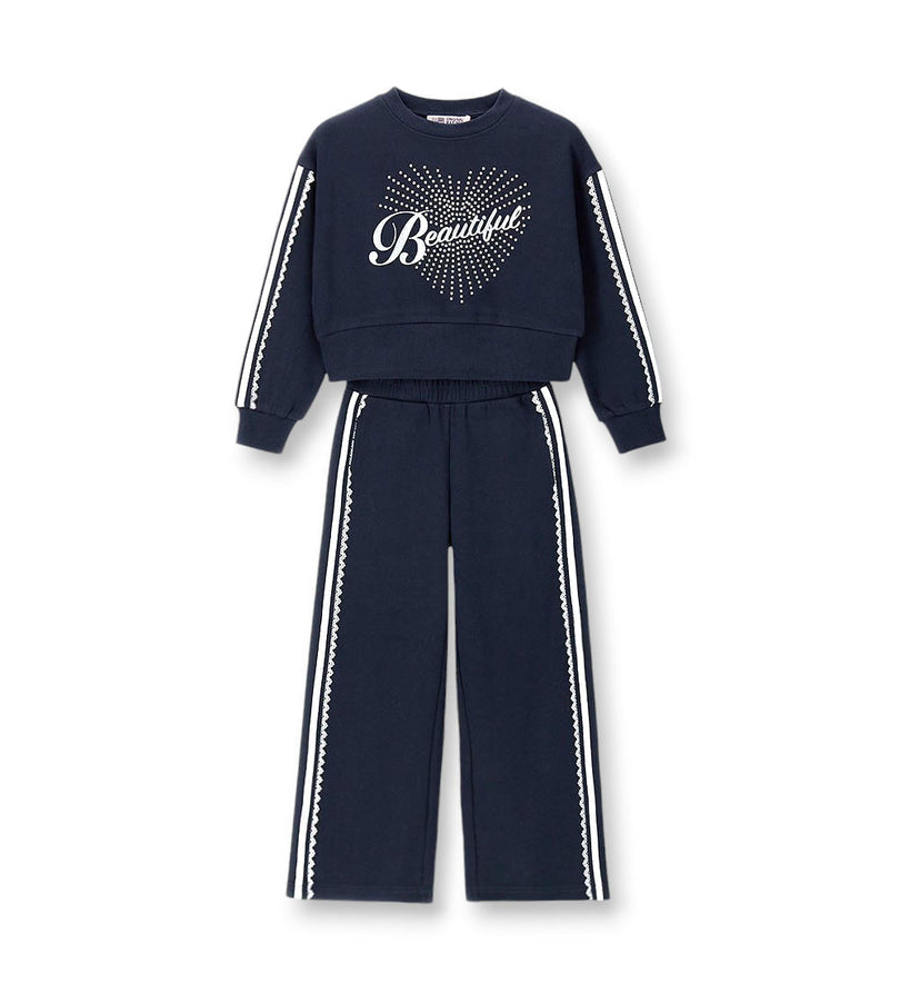 Girl - Tracksuit with stripes
