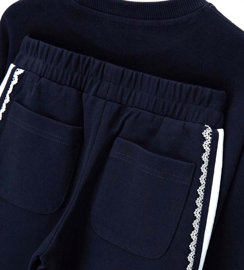 Girl - Tracksuit with stripes