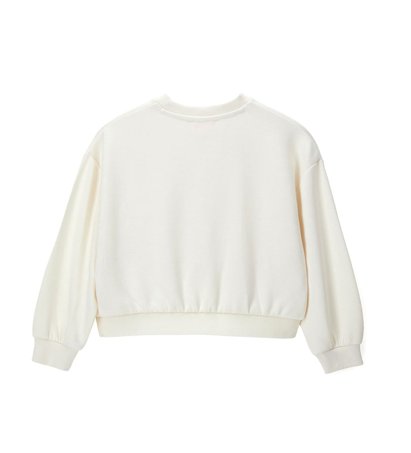 Girl - Sweatshirt with rhinestones