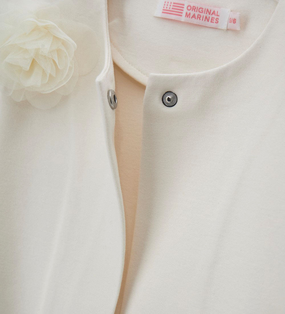 Girl - Jacket with flower 9 - 10 Y Off White