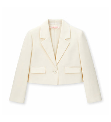 Girl - Short Blazer 9 - 10 Y Off White
