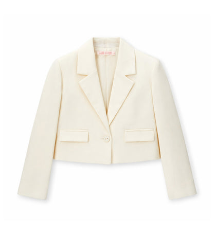 Girl - Short Blazer 9 - 10 Y Off White