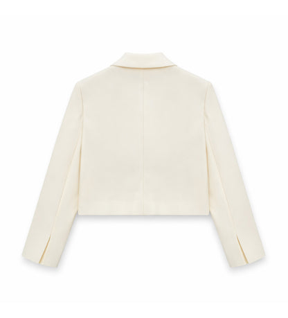 Girl - Short Blazer 9 - 10 Y Off White