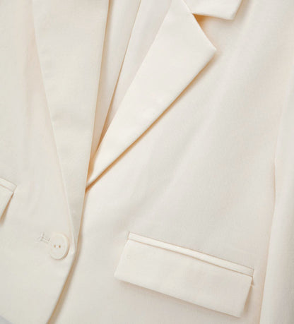 Girl - Short Blazer 9 - 10 Y Off White