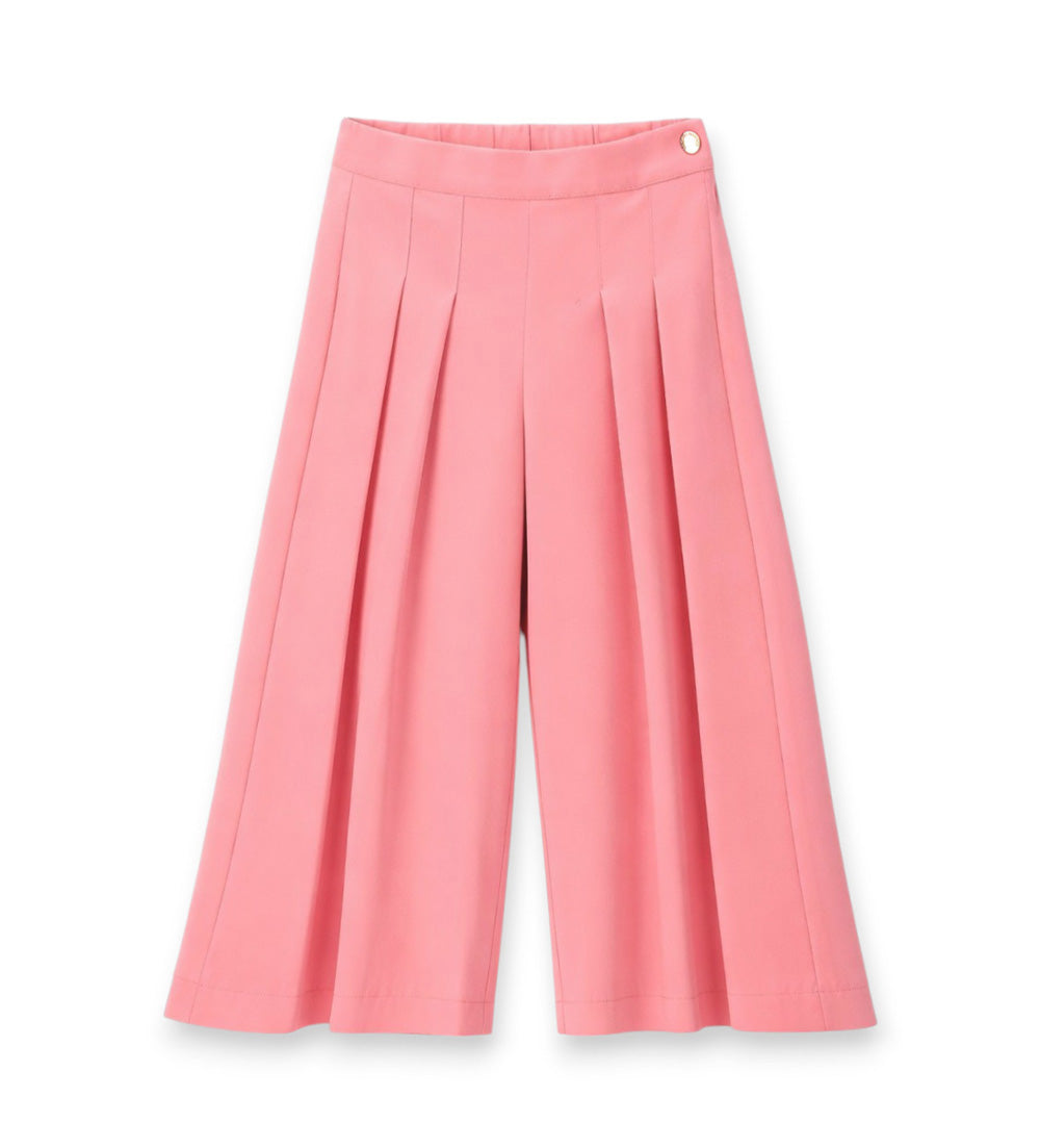 Girl - Wide-leg flowing trousers 9 - 10 Y Pink