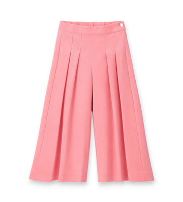 Girl - Wide-leg flowing trousers 9 - 10 Y Pink