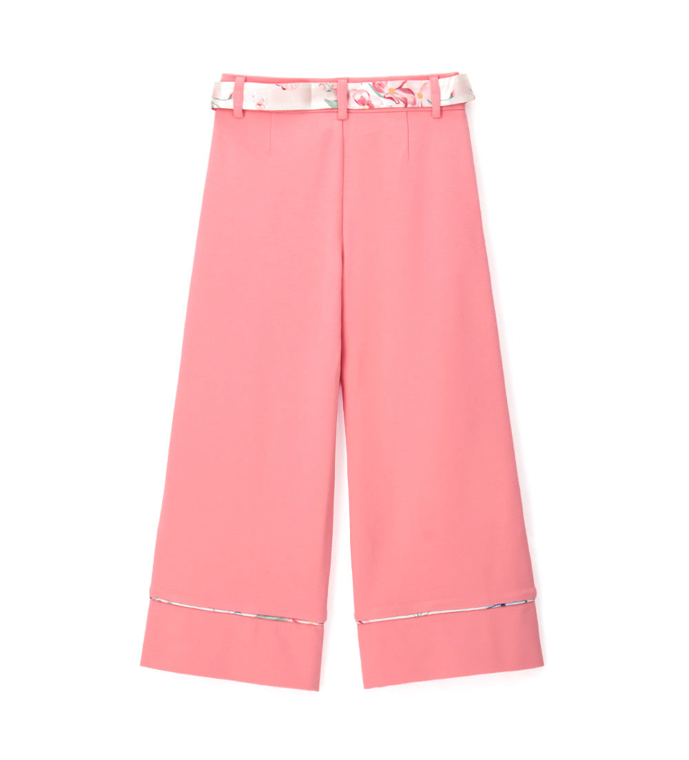 Girl - Viscose trousers 9 - 10 Y Pink