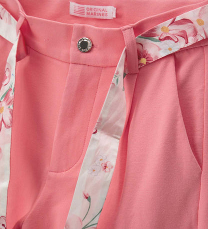Girl - Viscose trousers 9 - 10 Y Pink