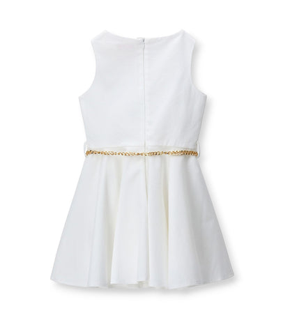 Girl - piquet dress 9 - 10 Y Pink