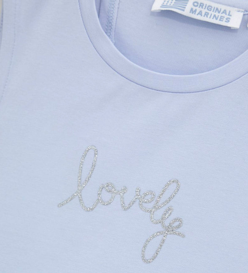 Girl - Asymmetrical tank top 9 - 10 Y White