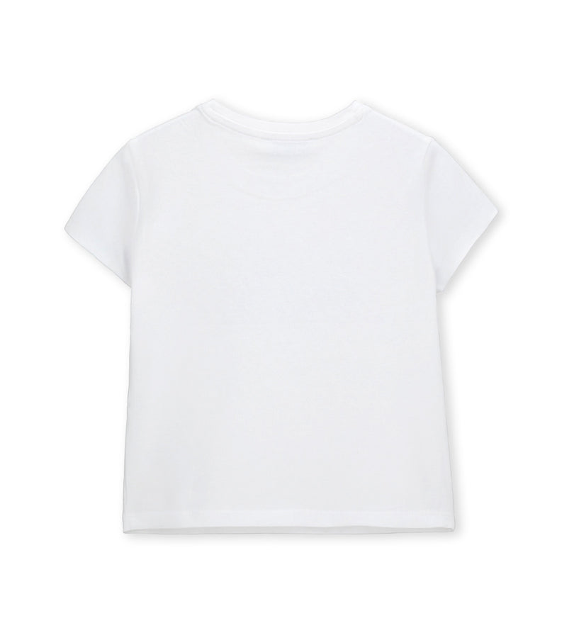 Girl - Short Sleeve Cotton T-shirt 9 - 10 Y White