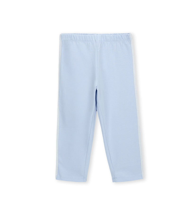 Girl - Stretch Cotton Leggings 9 - 10 Y Blue