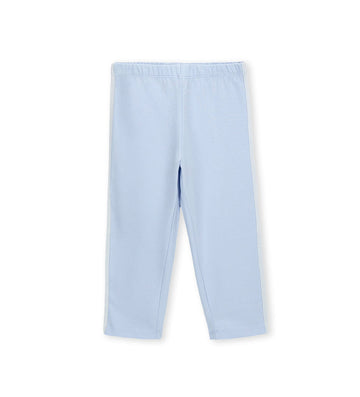 Girl - Stretch Cotton Leggings 9 - 10 Y Blue