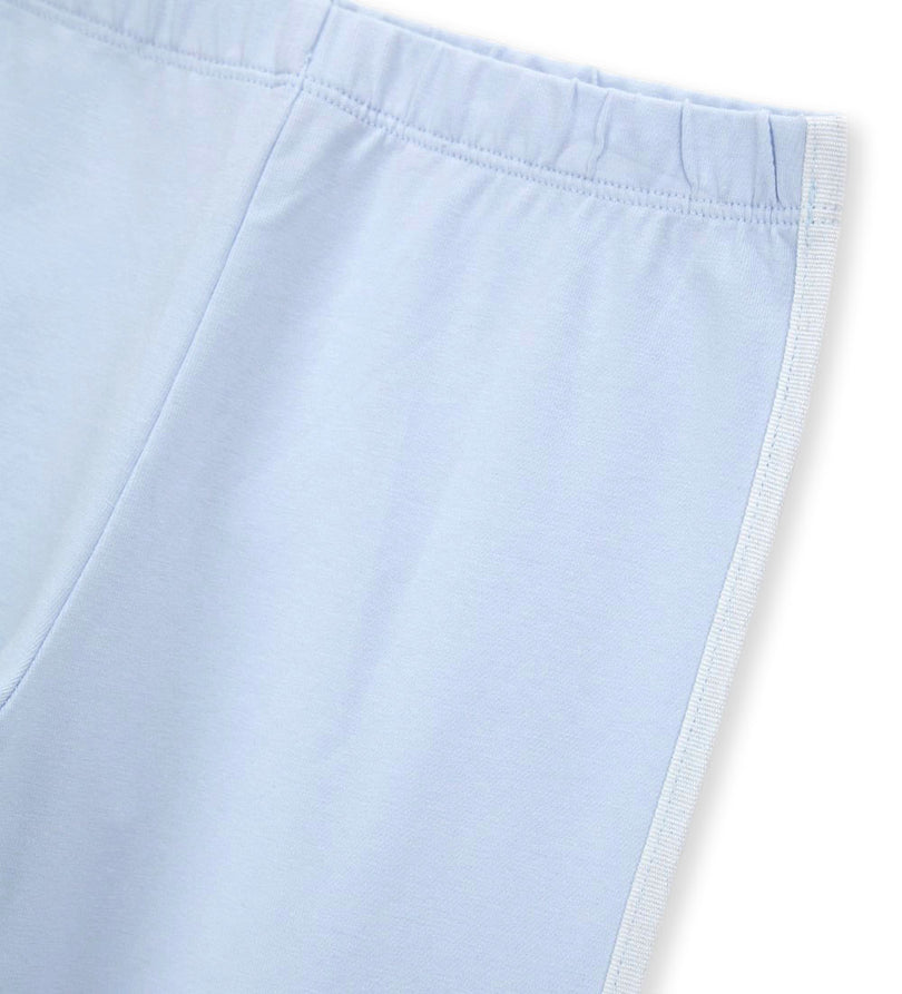 Girl - Stretch Cotton Leggings 9 - 10 Y Blue