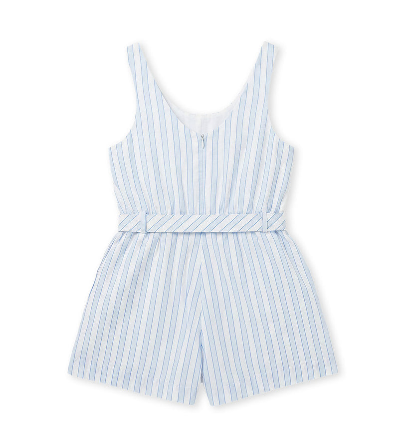 Girl - Short jumpsuit 9 - 10 Y Blue