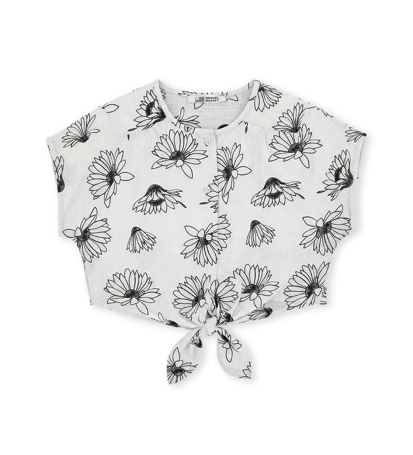 Girl - Linen Shirt 9 - 10 Y Black