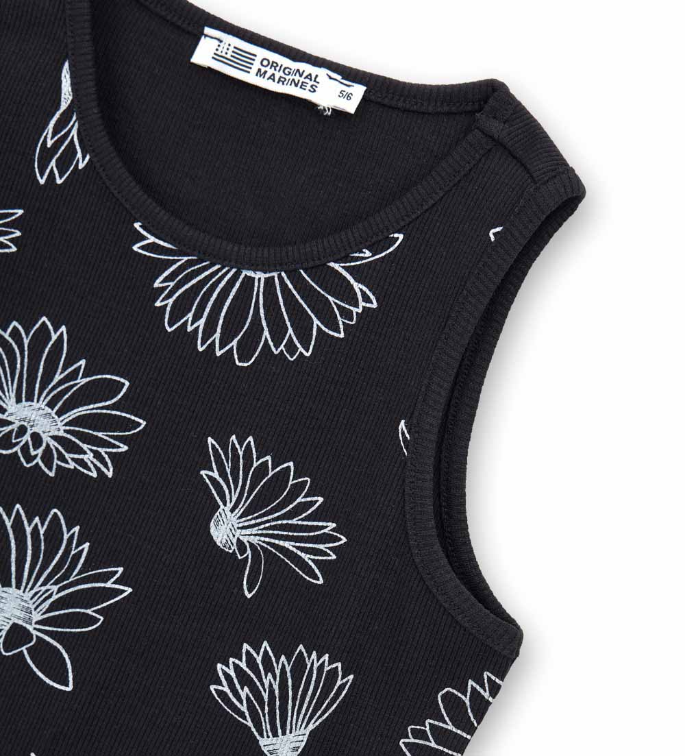 Girl - Floral tank top 9 - 10 Y White