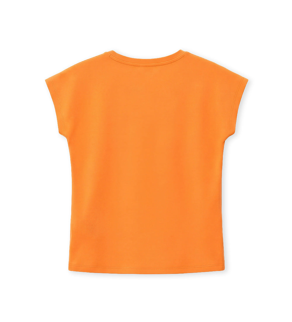 Girl -  T-shirt 9 - 10 Y Orange
