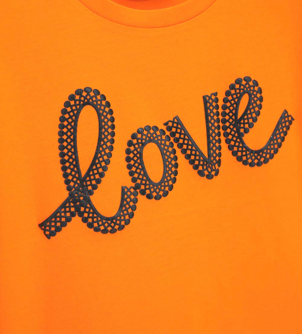 Girl -  T-shirt 9 - 10 Y Orange