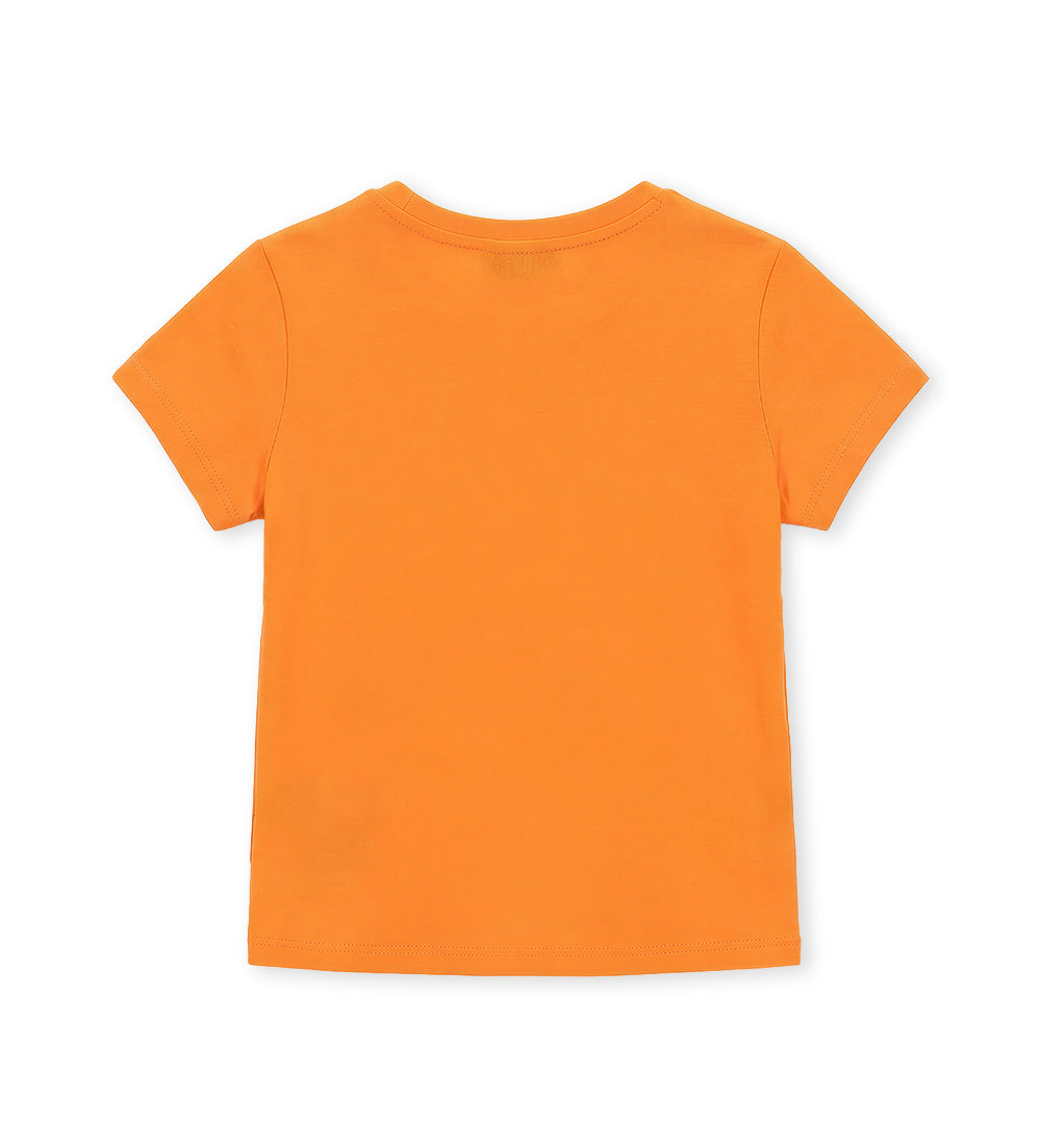 Girl - Short sleeve  T-shirt 9 - 10 Y Orange