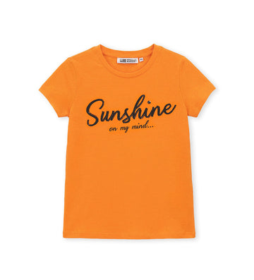 Girl - Short sleeve - T-shirt 9 - 10 Y Orange