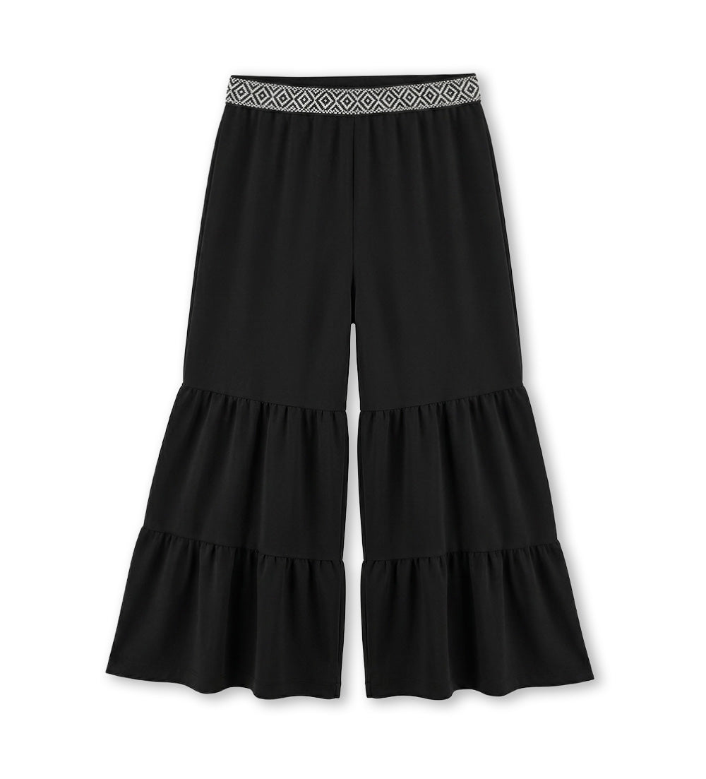 Girl - Ruffled trousers 9 - 10 Y Orange
