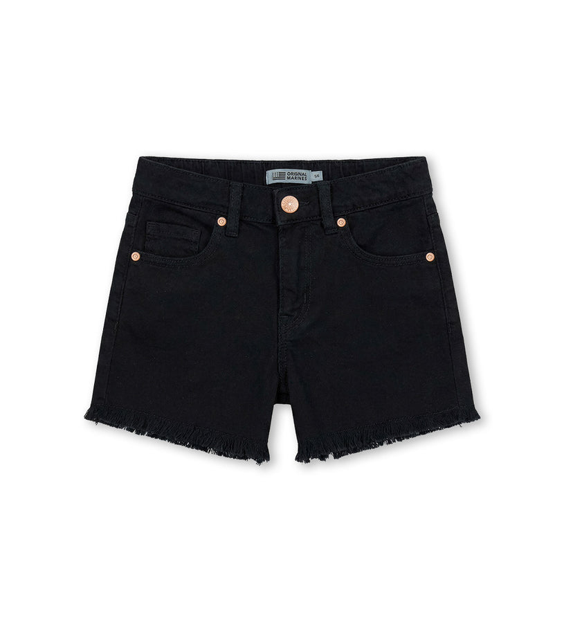 Girl - Fringe Cotton Bermuda Shorts 9 - 10 Y Brown