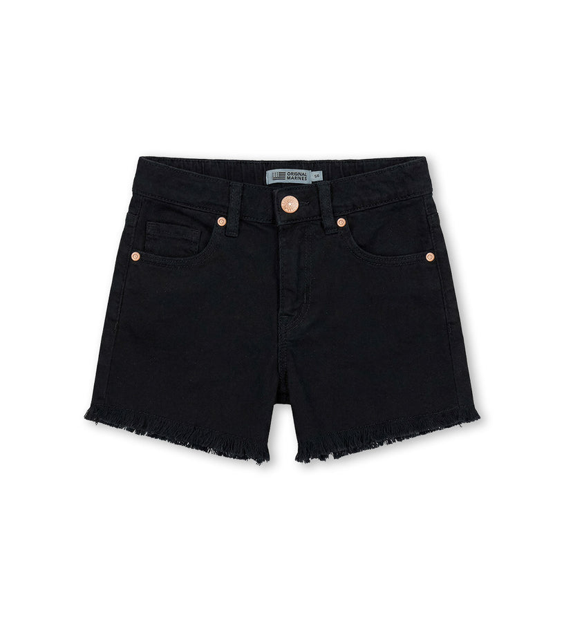 Girl - Fringe Cotton Bermuda Shorts 9 - 10 Y Brown