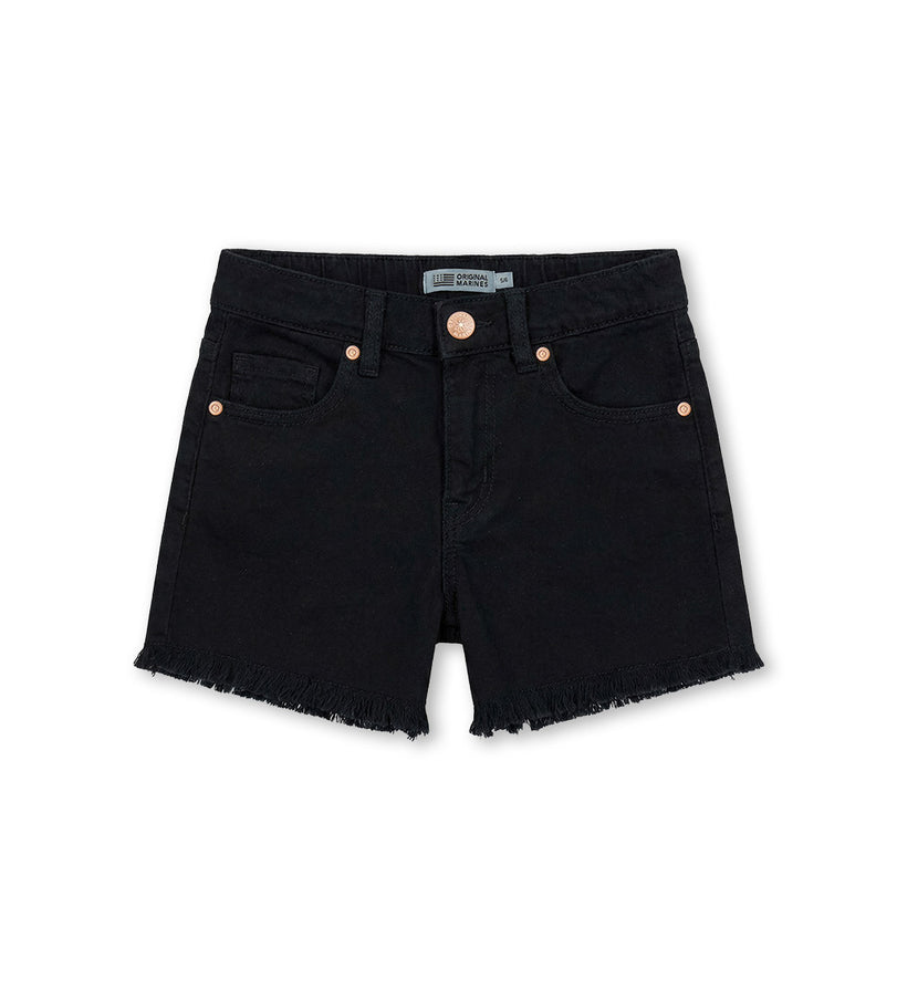 Girl - Fringe Cotton Bermuda Shorts 9 - 10 Y Brown