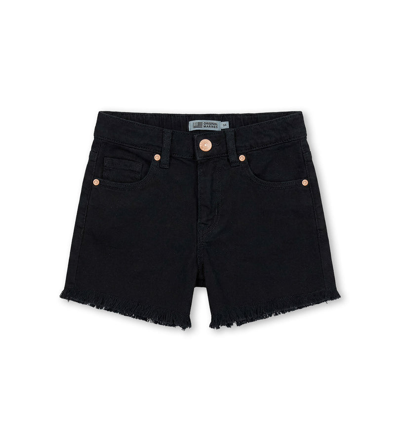 Girl - Fringe Cotton Bermuda Shorts 9 - 10 Y Brown