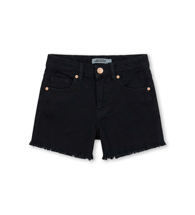 Girl - Fringe Cotton Bermuda Shorts 9 - 10 Y Brown