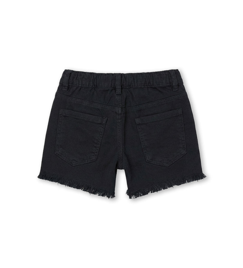 Girl - Fringe Cotton Bermuda Shorts 9 - 10 Y Brown