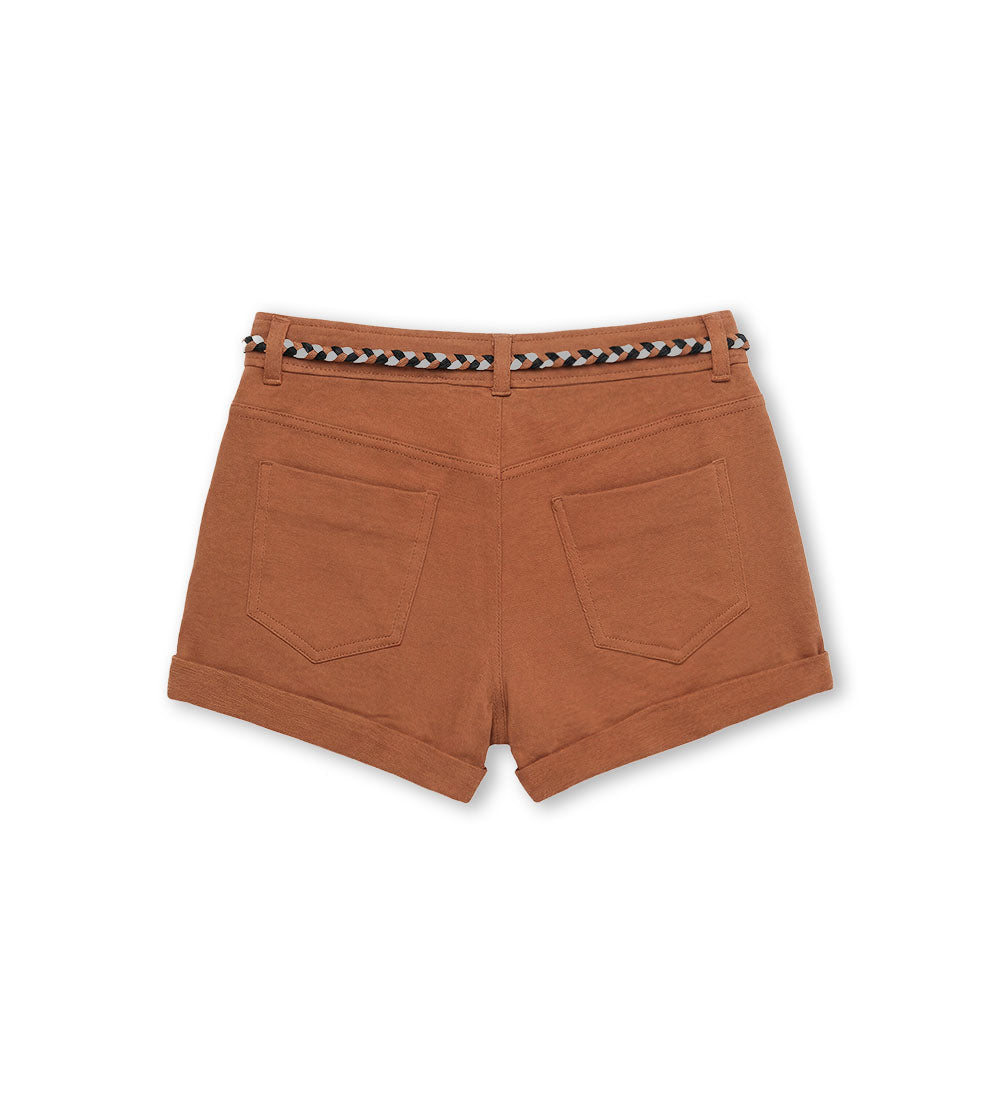 Girl - Fleece bermuda shorts 9 - 10 Y White