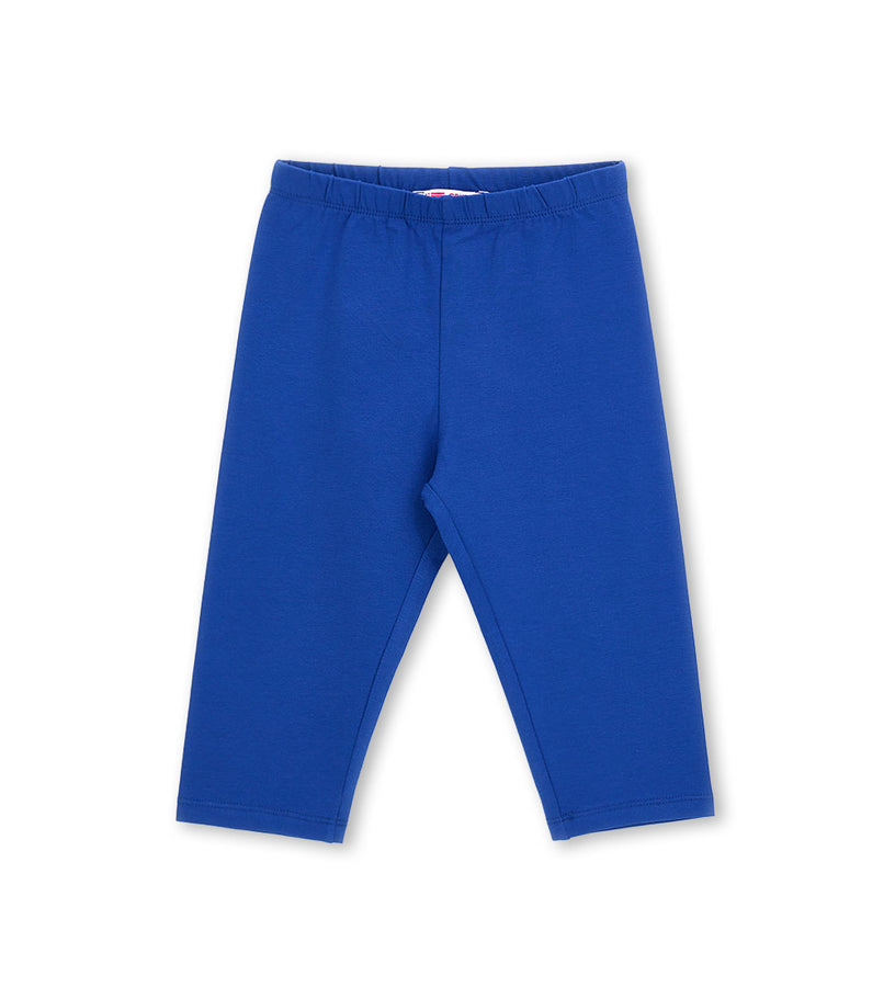 Girl - Basic Elastic Waist Leggings 9 - 10 Y Blue