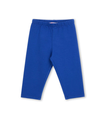 Girl - Basic Elastic Waist Leggings 9 - 10 Y Blue