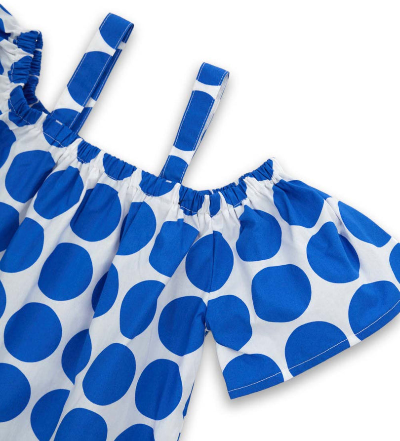 Girl - Polka dot dress 9 - 10 Y Red