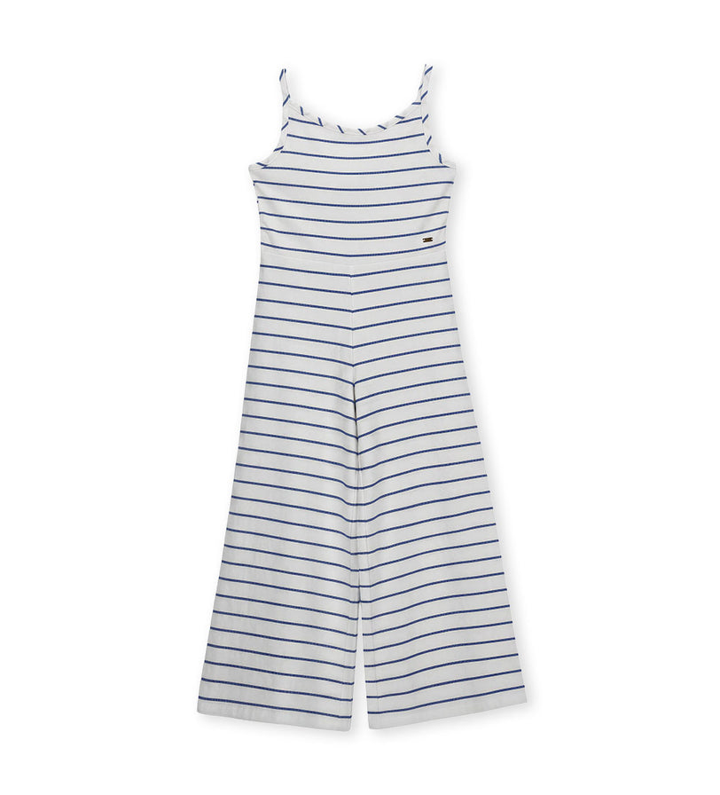 Girl - Short Sleeve Striped Onesie 9 - 10 Y Red