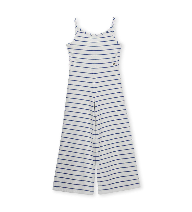 Girl - Short Sleeve Striped Onesie 9 - 10 Y Red