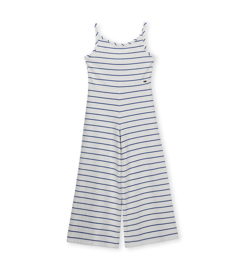 Girl - Short Sleeve Striped Onesie 9 - 10 Y Red