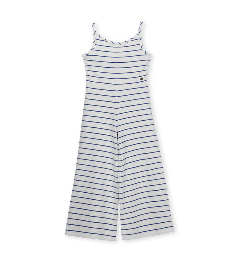 Girl - Short Sleeve Striped Onesie 9 - 10 Y Red
