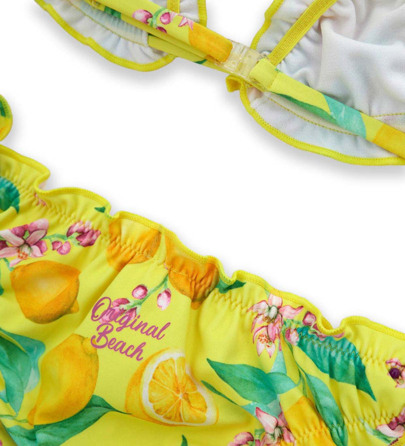 Girl - Bikini with Lemons 9 - 10 Y Yellow