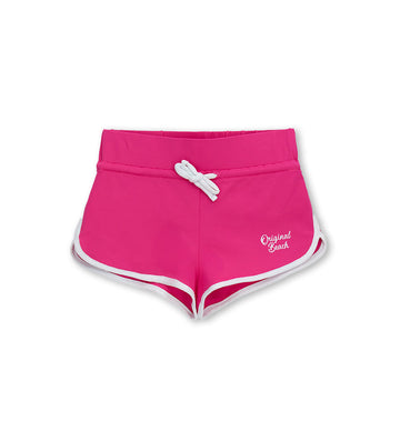 Girl - Lycra Bermuda Shorts 9 - 10 Y Purple