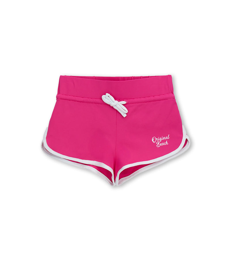 Girl - Lycra Bermuda Shorts 9 - 10 Y Purple