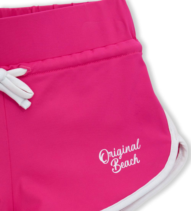 Girl - Lycra Bermuda Shorts 9 - 10 Y Purple