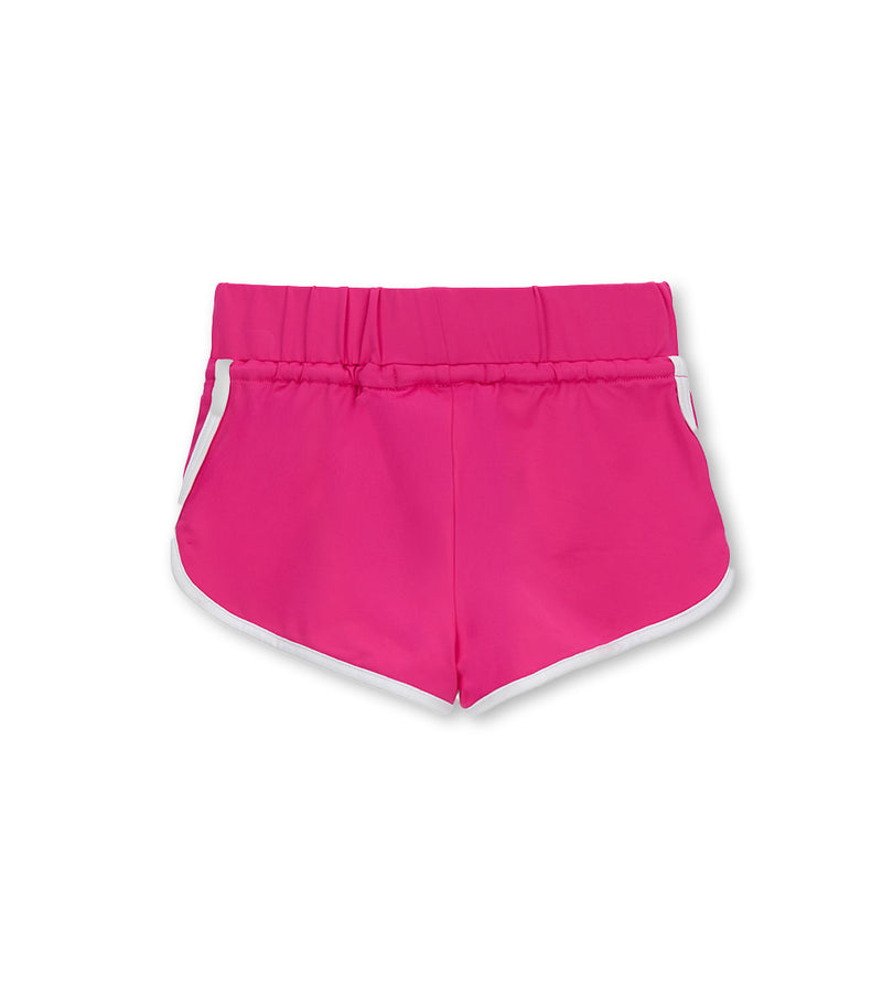 Girl - Lycra Bermuda Shorts 9 - 10 Y Purple