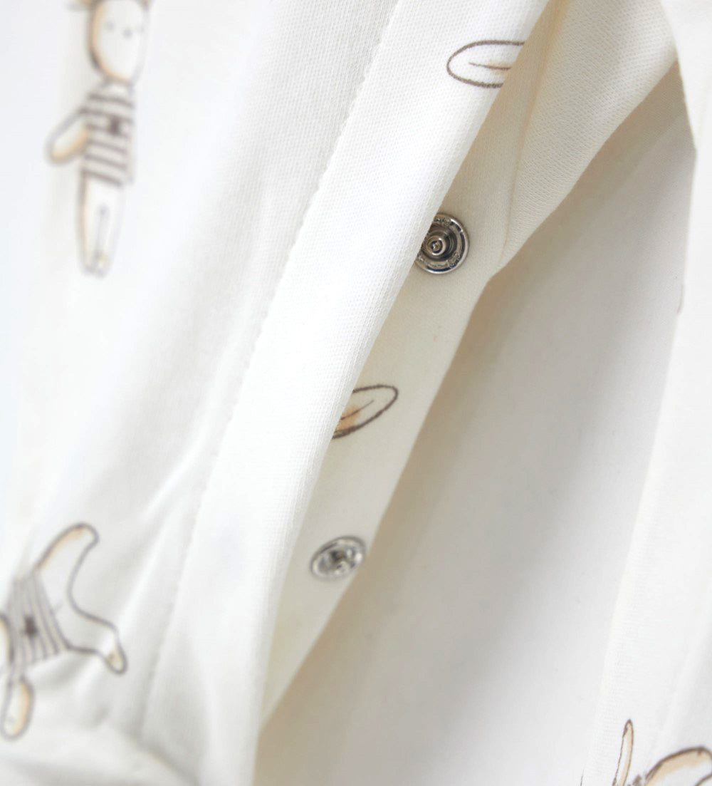 Newborn - Onesie with bunnies White 1M