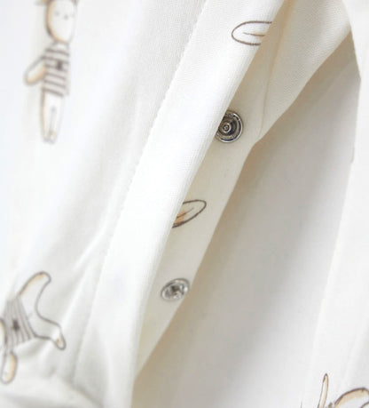 Newborn - Onesie with bunnies White 1M