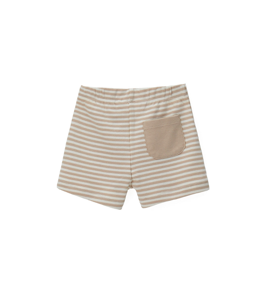 Newborn - T-shirt and bermuda shorts set White 1M